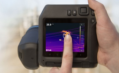 Wärmebilder mit 1-Touch Level/Span – genauer und kontrastreicher