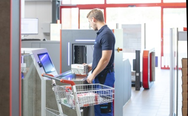 Automatisiertes Kassensystem für den Einzelhandel