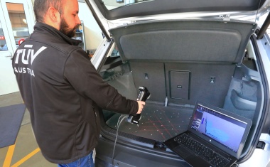 3D-Laserscanner für die Vermessung von Fahrzeugkomponenten