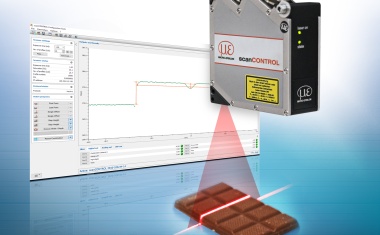 Laser-Scanner prüfen geometrische Merkmale von Schokolade