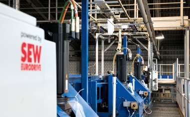 Retrofit der Antriebstechnik im Paketverteilzentrum