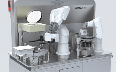 Greifer-Lösung zum roboterbasierten Handling im automatisierten aseptischen Abfüllprozess von Pharmazeutika