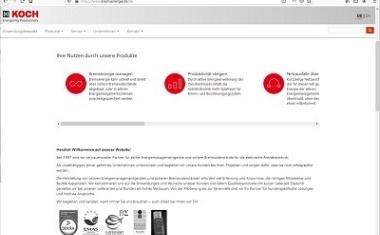 Michael Koch stellt neue Website vor