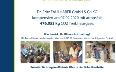 Faulhaber ist klimaneutrales Produktionsunternehmen