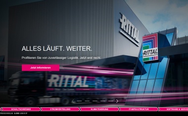 Rittal stellt neue Website vor