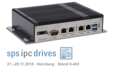 SPS IPC Drives 2018: Neuer KI Embedded Box PC von Syslogic