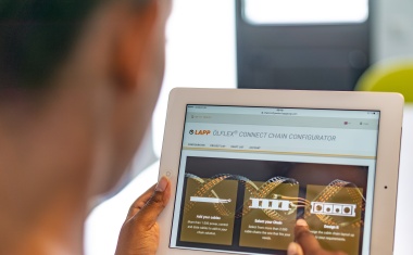 Lapp stellt Online-Konfigurator für Energieketten vor