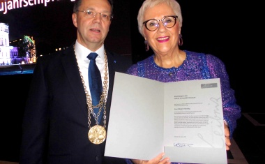 Margrit Harting ist Ehrenbürgerin der Leibniz Universität Hannover