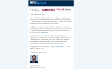 Der neue Newsletter ist da: Jetzt kostenfrei lesen