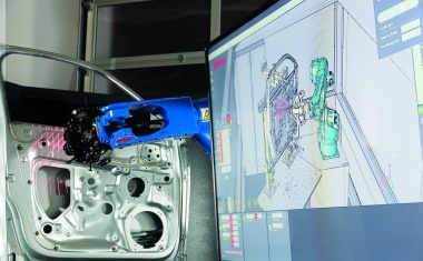 Roboterbasierte  Bauteil-Vermessung mit 6-Achser