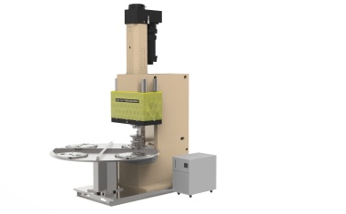 Elektromechanischer Servoantrieb mit Wasserkühlsystem für Mehrfach-Nietverbindungen