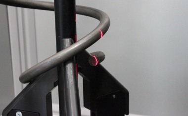 Laser-Profil-Scanner in der Federmessanlage von Qsigma