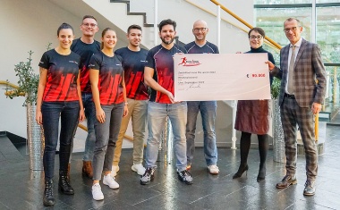 Unternehmen veranstaltete Lauf-Challenge für guten Zweck