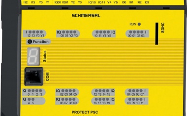 Programmierbare Sicherheitskleinsteuerung mit integrierten Zusatzfunktionen