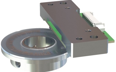 Optischer 18 Bit-Geber für durchgehende Hohlwellen