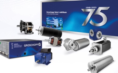 75 Jahre Groschopp - 75 Jahre Elektromotoren und Getriebe