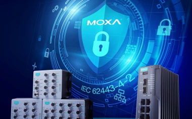 Moxa erhält IEC 62443-4-2-Zertifizierung