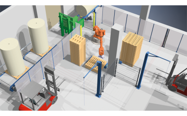 Präzise Palettierung mit einer 3D-ToF-Kamera