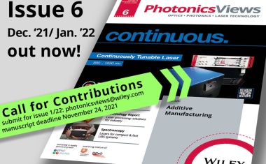PhotonicsViews issue 6/2021 is out