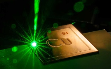 Laser processing unit for highly reflective materials