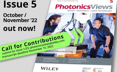 PhotonicsViews issue 5/2022 is out!