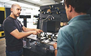 One software and two lasers for three layers