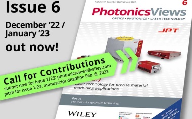 PhotonicsViews issue 6/2022 is out!