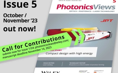 PhotonicsViews issue 5/2023 is out!