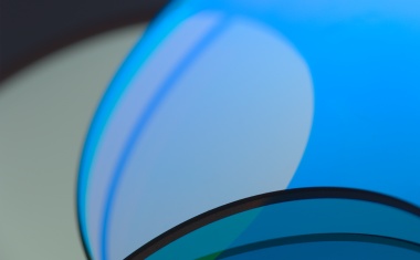 Ein Millimeter starke optische Filter
