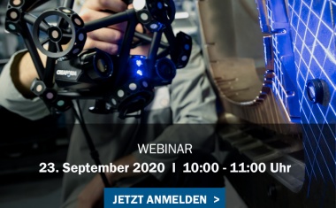 Creaform-Webinar: Metrascan 3D - Der neue 3D Scanner für anspruchsvolle Anwendungen