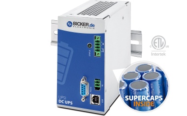 Wartungsfreie DC-USV mit Supercaps