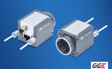 Cameras with integrated cooling channel for high-precision images