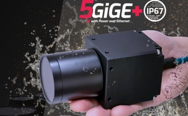 IP67-protected cameras with 5 GigE PoE