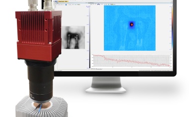Microscope optics instead of cooling the infrared camera