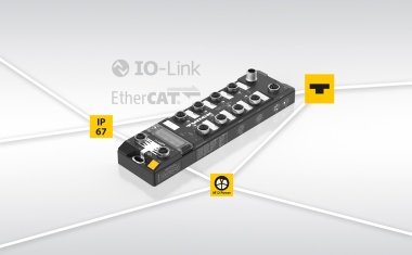 Ethercat block I / O with eight IO-Link masters