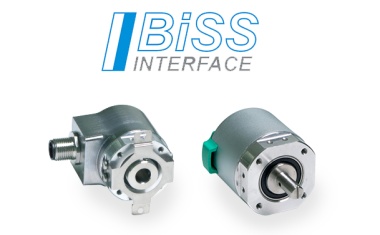 Absolute rotary encoder with BiSS-C interface