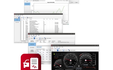 Viewer software for OBD-2 diagnostic data in new version