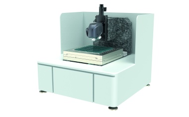 Large transmitted-light mechanical stage for screening tasks