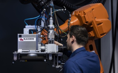 Scan Head with Beam Shaper for Fuel Cell Production