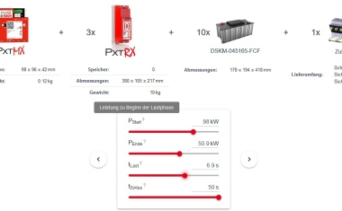 Web design tool for active energy management systems