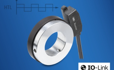 Bearingless incremental encoder with IO-Link interface