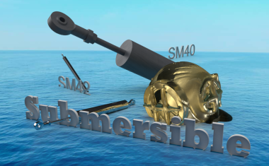 Inductive displacement and angle transducers for underwater use