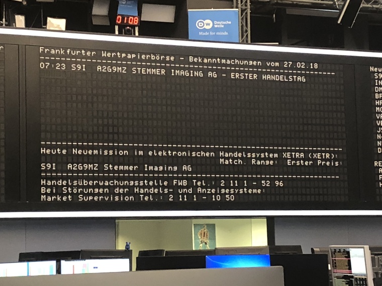 Der 27. Februar 2018 ist erster Handelstag der Stemmer-Aktie. 