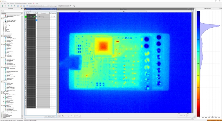 Temperaturüberwachung von Leiterplatten mit Eyevision Thermo