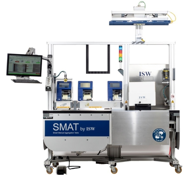 Der Smart Manual Aggregation Table von ISW ermöglicht Pharmaherstellern eine...