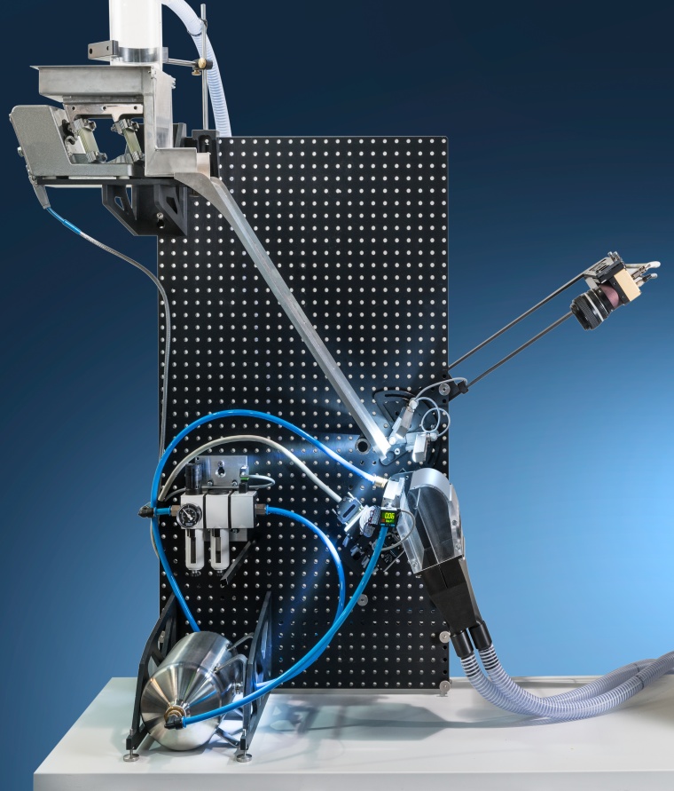 Abb. 3: Sortiersystem TableSort als ­Rutschensortierer (Bildquelle: Fraunhofer...