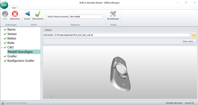 Neue Teile lassen sich anhand ihrer CAD-­Daten jederzeit integrieren, was auch...
