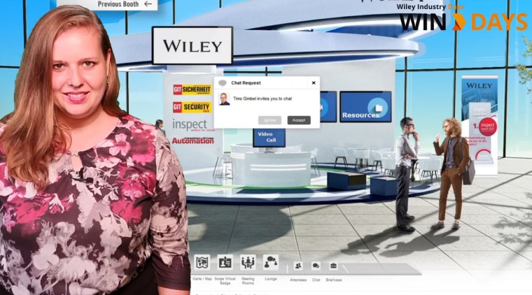 Lisa Holland erklärt ausführlich, wie die Wiley Industry Days funktionieren. 