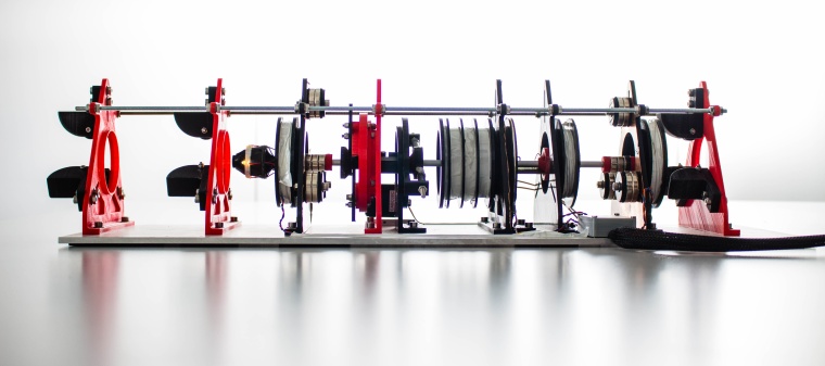 Das System nutzt eine am Fraunhofer IZFP entwickelte magnetische,...
