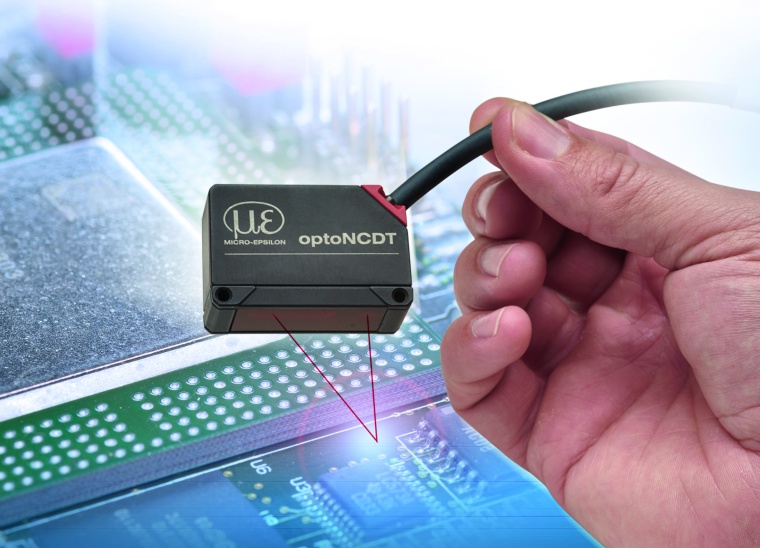 Laser-Triangulationssensoren, wie der Opto NCDT 1420 von Micro-Epsilon, ...